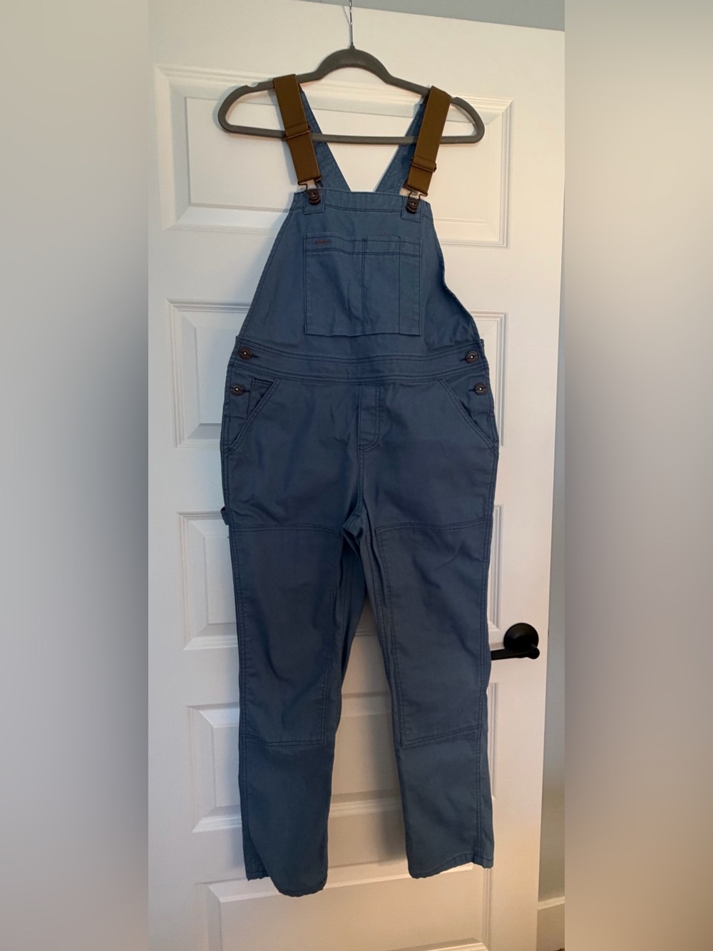 REI Women's Blue Overalls Jumpsuit